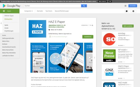 HAZ E-Paper – Apps bei Google Play