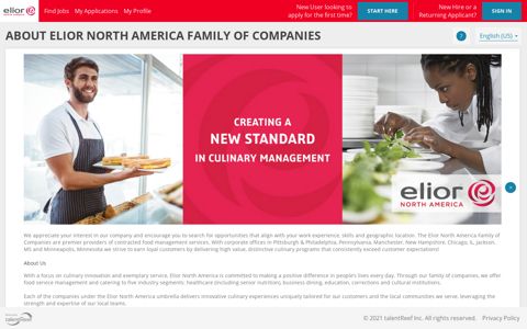 About Elior North America Family of Companies - talentReef ...