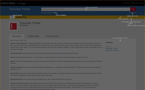 Goucher Portal (OneCampus) | Goucher Portal