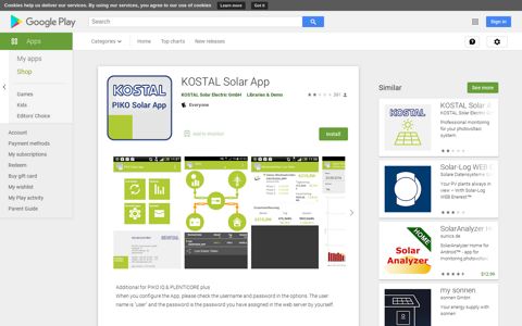 KOSTAL Solar App - Apps on Google Play