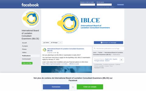 International Board of Lactation Consultant ... - Facebook