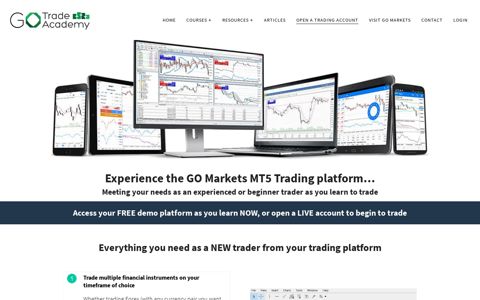 MetaTrade 5 from GO Markets - GO Trade Academy