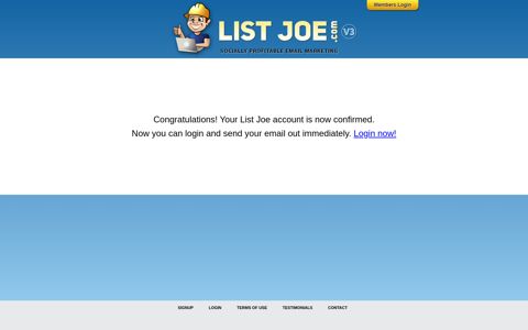 ListJoe v3 - Socially Profitable Email Marketing