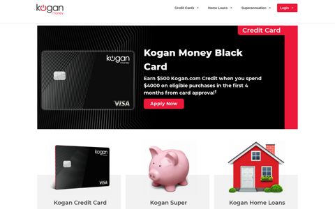 Kogan Money | Credit Card - Superannuation - Home Loans