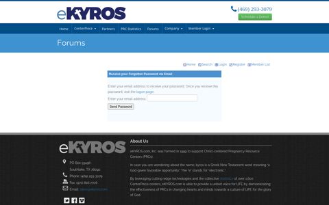 Forums - eKYROS.com, Inc.