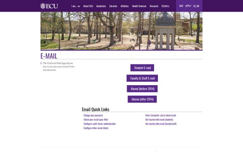 E-mail | East Carolina University