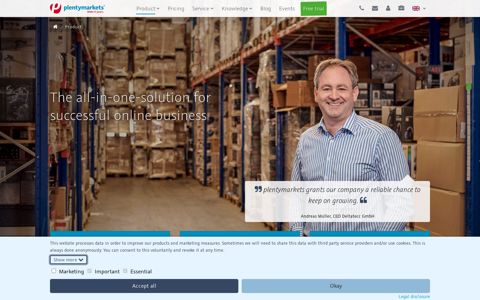 plentymarkets E-Commerce ERP | All-in-one for your business