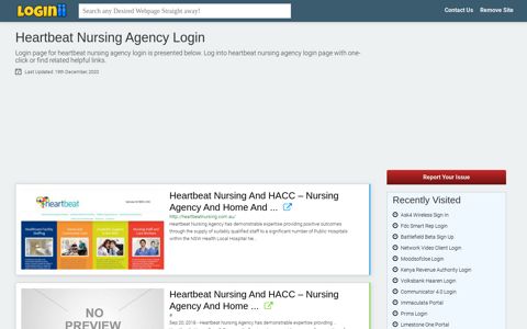 Heartbeat Nursing Agency Login - Loginii.com