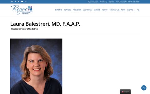 Laura Balestreri, MD, F.A.A.P. – Rogue Community Health