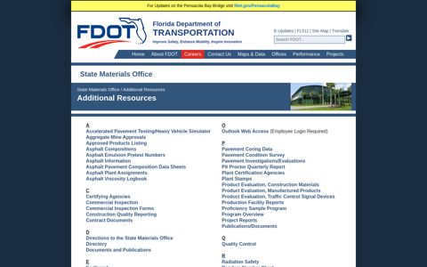 Additional Resources - FDOT