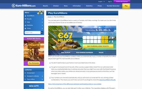 Buy Your Tickets Online - Play EuroMillions