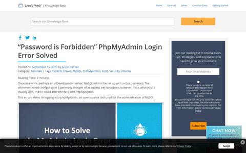 "Password is Forbidden" PhpMyAdmin Login Error Solved ...
