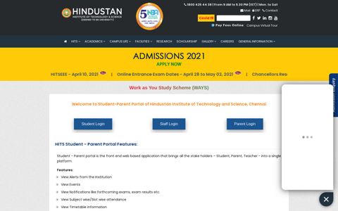 ERP - Hindustan Institute of Technology & Science