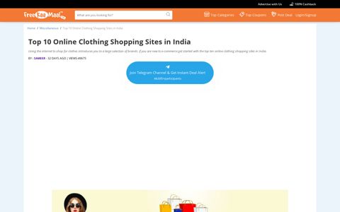 Top 10 Online Clothing Shopping Sites in India [Update - 2020]