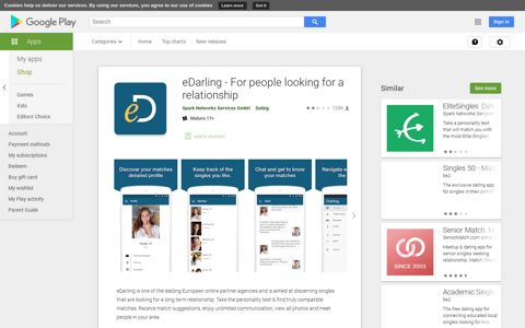 eDarling - For people looking for a relationship - Apps on ...