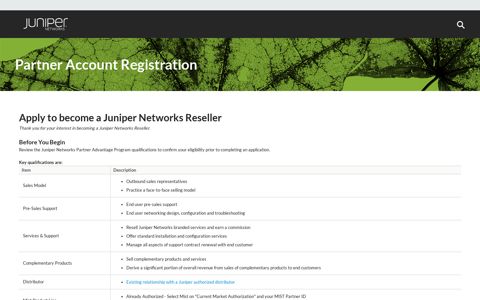 Sell Juniper Products - J-Partner Reseller - Juniper Networks
