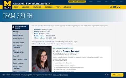 TEAM 220 FH | University of Michigan-Flint
