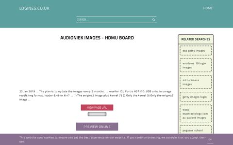 Audioniek Images - HDMU Board - General Information about Login