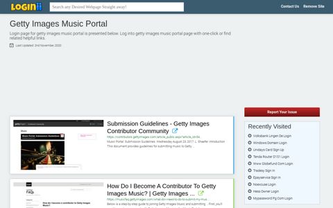Getty Images Music Portal - Loginii.com