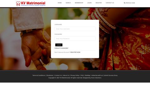 Kendriya Vidyalaya Sangathan Matrimonial - Login