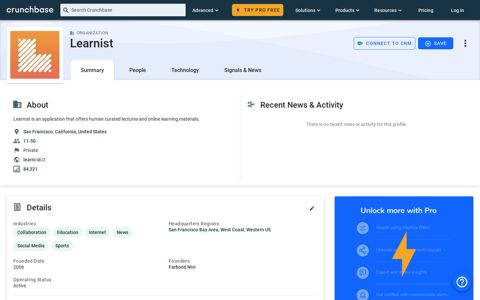 Learnist - Crunchbase Company Profile & Funding