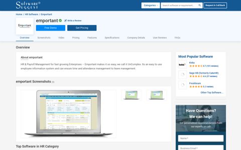 emportant Pricing, Reviews, Features - Free Demo