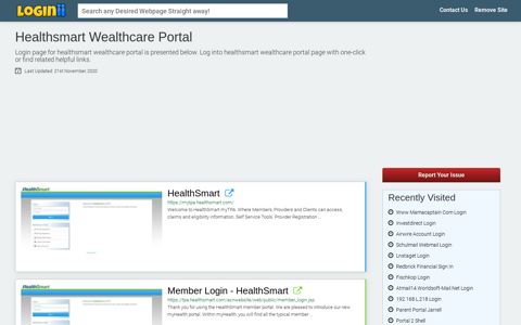 Healthsmart Wealthcare Portal - Loginii.com