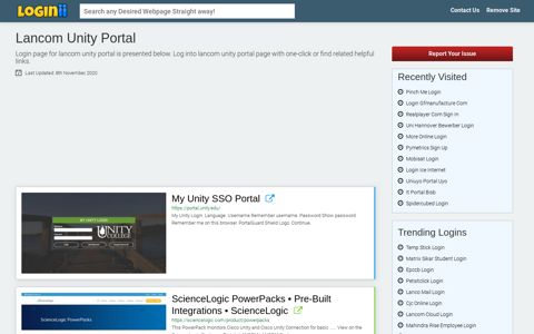 Lancom Unity Portal - Loginii.com