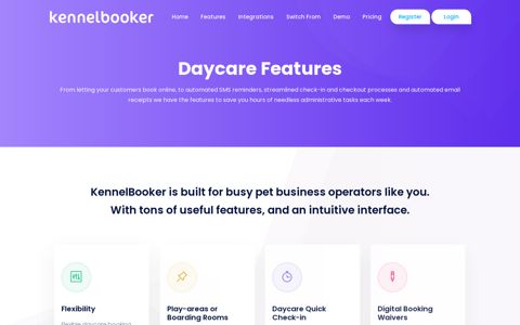 Daycare Features - Kennel Booker