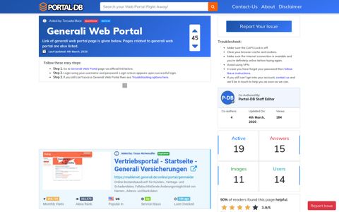 Generali Web Portal