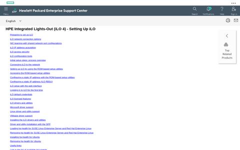 HPE Integrated Lights-Out (iLO 4) - Setting Up iLO