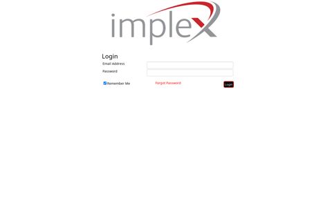 Implex Legal Framework - Login