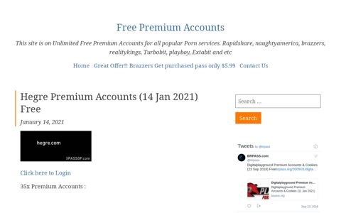 Hegre Premium Accounts - Free Premium Accounts