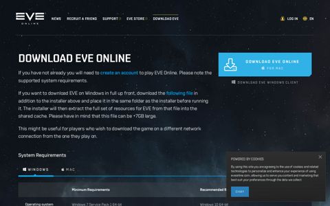 Download the free EVE Online client (launcher) for Windows ...