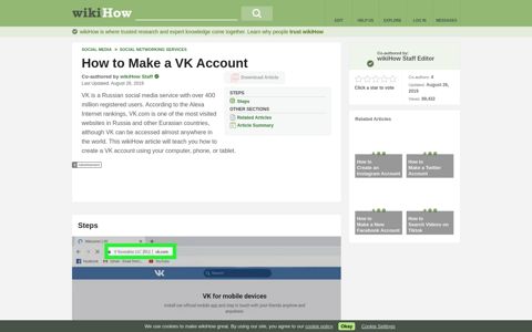 How to Make a VK Account: 6 Steps (with Pictures) - wikiHow