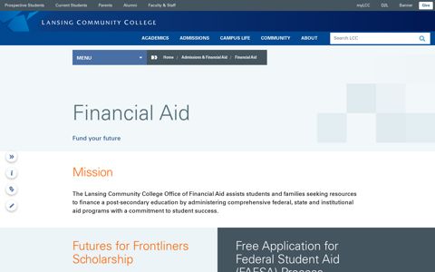 Financial Aid - Lansing Community College