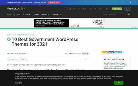 10 Best Government WordPress Themes for 2020