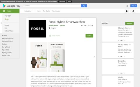 Fossil Hybrid Smartwatches - Apps on Google Play