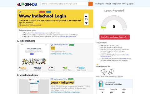 Www Indischool Login - A database full of login pages from all ...