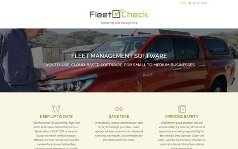 Fleet Check: Fleet Management Software for Small Business