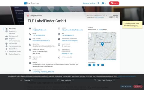 TLF LabelFinder GmbH | Implisense