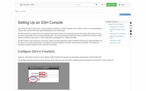 Setting up an SSH Console - Brown Family Online Services