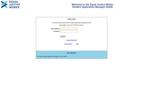 Student Application Manager (SAM) - the Equal Justice Works ...