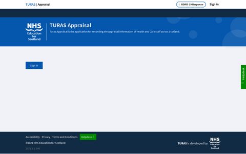 Turas | Appraisal | Log in