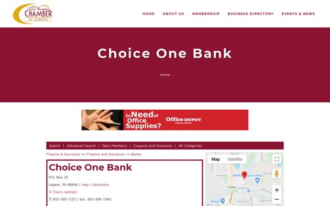 Choice One Bank