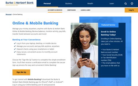 Online Banking - Mobile Banking | Burke & Herbert Bank