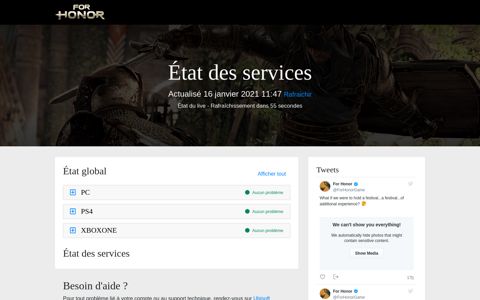 For Honor Server Status | Ubisoft