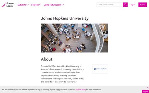 Online courses from Johns Hopkins University - FutureLearn