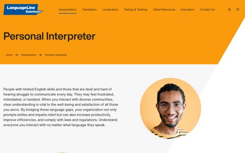 Personal Interpreter | LanguageLine Solutions