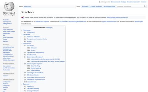 Grundbuch – Wikipedia